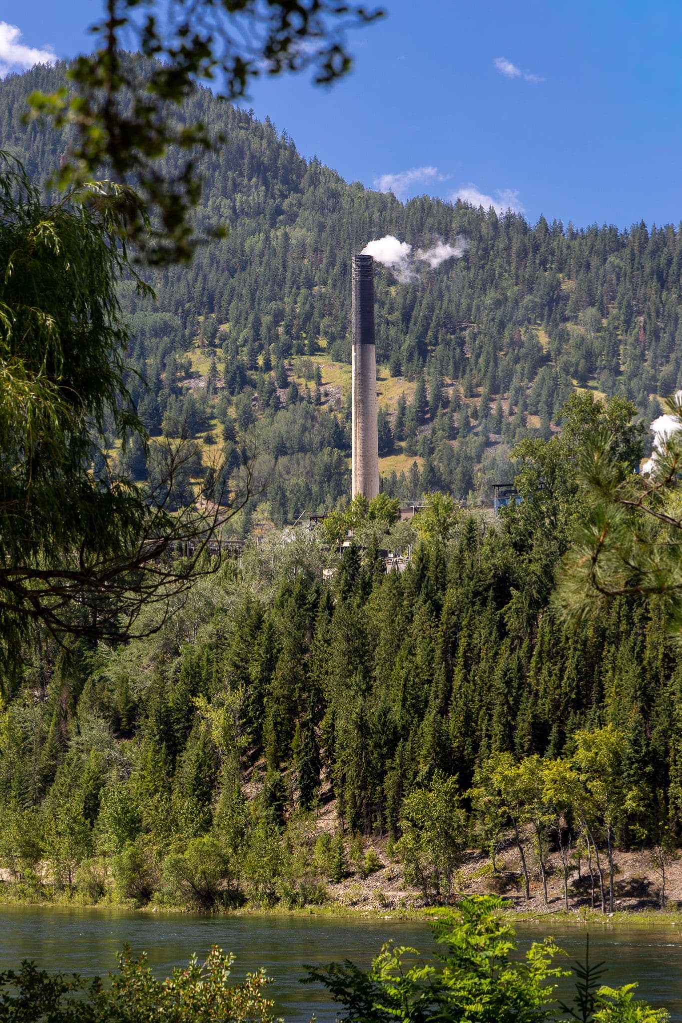 Metal Refinery in Trail British Columbia