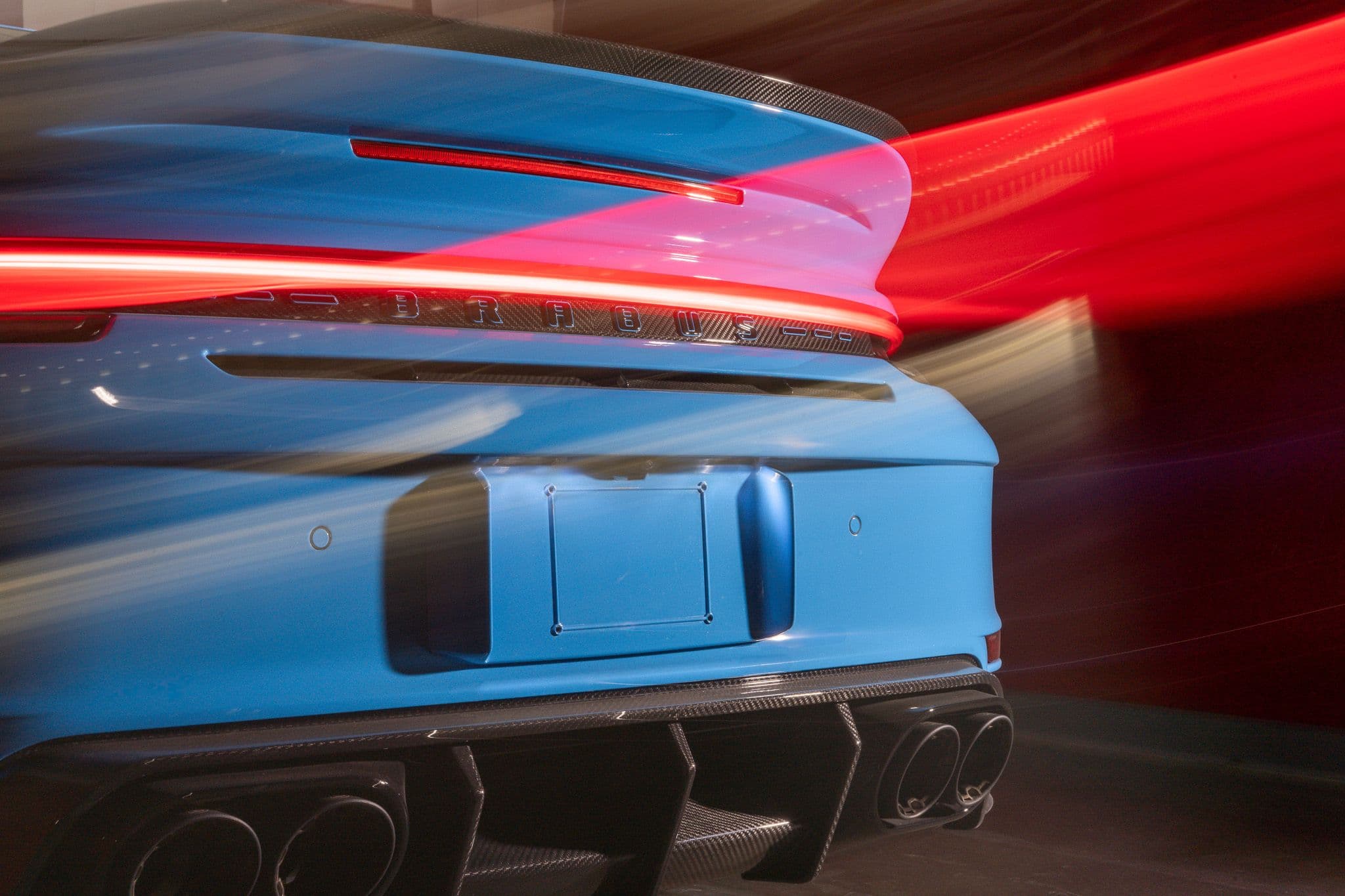 Mexico Blue Brabus Rocket 900R Artistic Photography